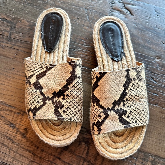 snakeskin espadrilles
